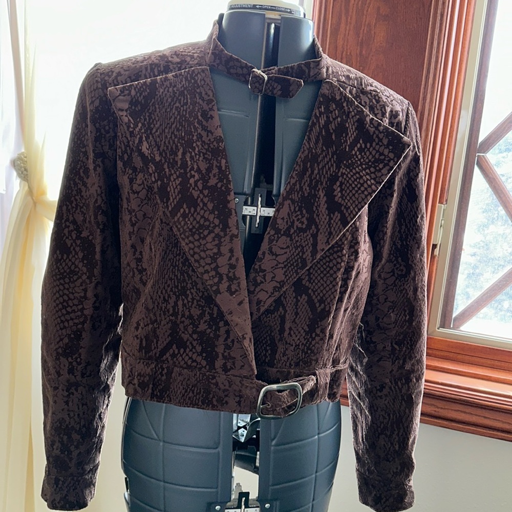 Spring short jacket, custom-made, size small.